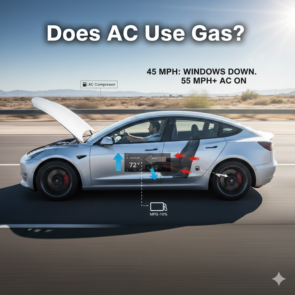 Does Air Conditioning in a Car Use Gas