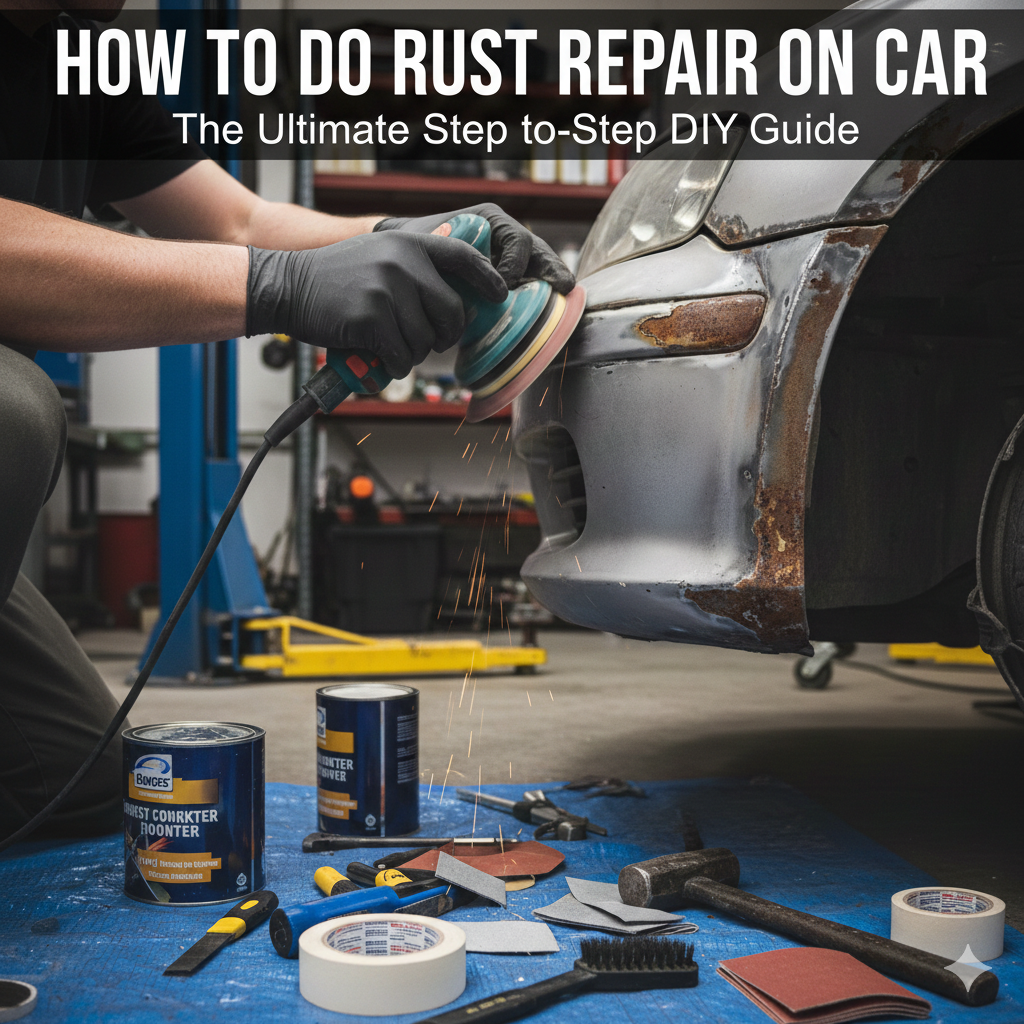 how to do rust repair on car