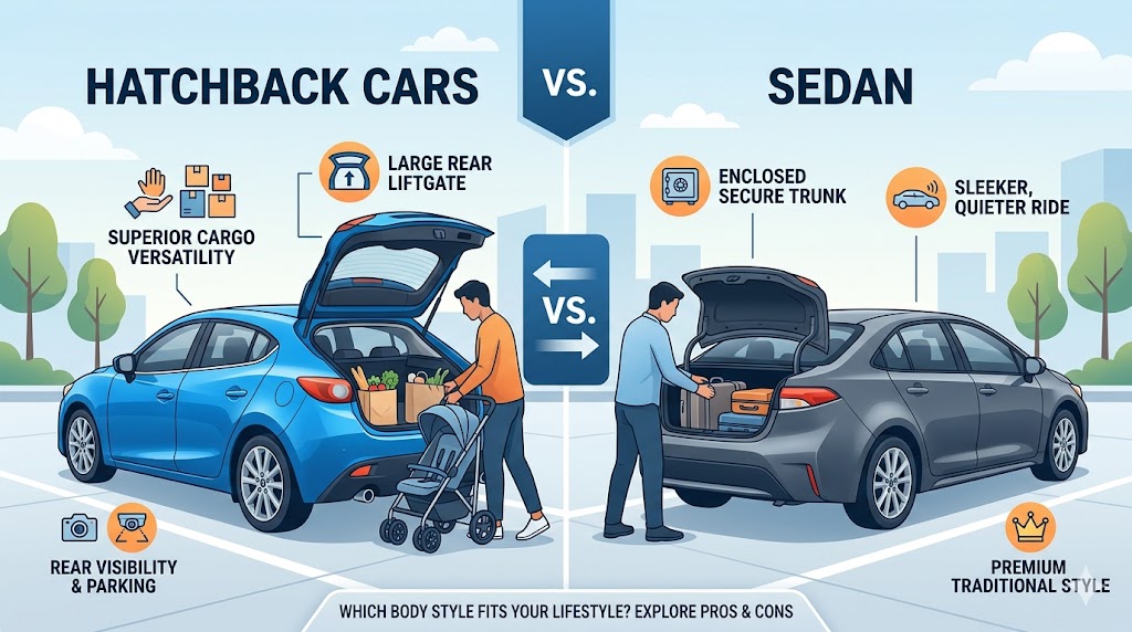 Hatchback Cars vs Sedan